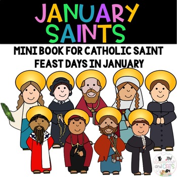 Preview of January Saints Mini Book - Catholic Saints - All Saints Day