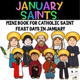January Saints Mini Book - Catholic Saints - All Saints Day