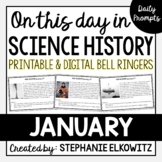 January Science History Bell Ringers  | Printable & Digital