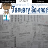 January Science STEM experiments and activities
