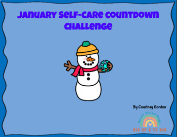Preview of January Self-Care Countdown Challenge
