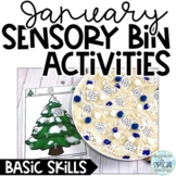 January Sensory Bin Activities - Basic Skills