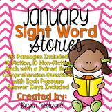 January Sight Word Stories