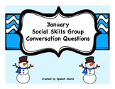January Social Skills Conversation Questions/Writing Prompts