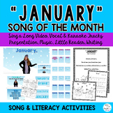 January Song & Poem of the Month: Action Song, Literacy Ac