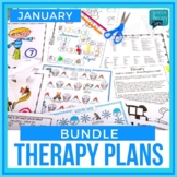 January Speech and Language Activities and Therapy Plans