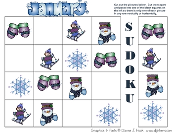 Preview of January Sudoku