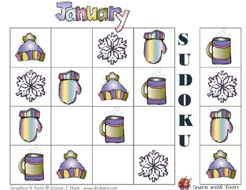 Preview of January Sudoku 2