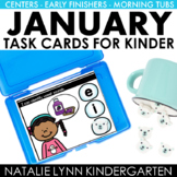 January Task Cards for Kindergarten | EARLY FINISHER ACTIV