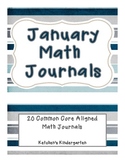 January Themed Math Journals--Common Core Aligned