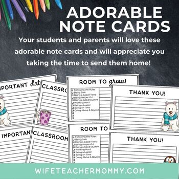 January-Themed Teacher Essentials Bundle - Printable & Editable