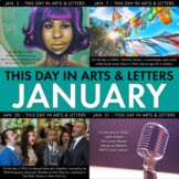 January “This Day in Arts & Letters” Calendar & Slide Set,