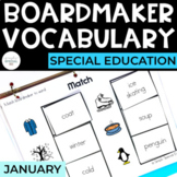 January Vocabulary Unit- Boardmaker