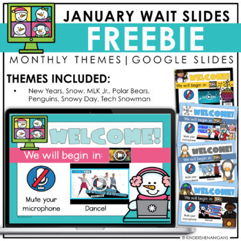 Preview of January Wait Slides FREEBIE
