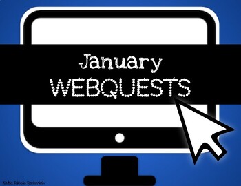 Preview of January Webquests - New Year's Day, Dr. Martin Luther King, Jr., Australia Day