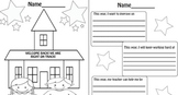 January Back to School Coloring Sheet and Writing Activity
