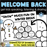 January Welcome Back from Winter Break - Snow Much Fun Act