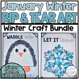 January Winter Crafts Bundle {Rip and Tear Art for Prescho