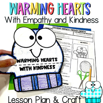 Preview of January Winter Empathy and Kindness Craft Activity Lesson Plan