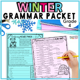 Winter Grammar ELA Fun Activities 4th Grade January Mornin
