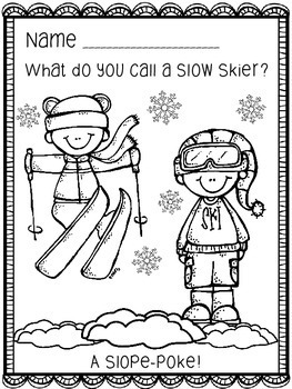 Download January Winter "Just For Fun" Coloring Joke Book ...