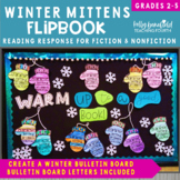 January Winter Reading Response Bulletin Board Mitten Template