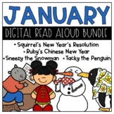 January Winter Read Aloud DIGITAL Bundle for Google Classr