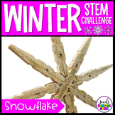 January Winter STEM Activities and Challenges — Snowflake 