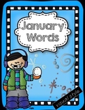 January Words & Writing Mini Pack -visual style