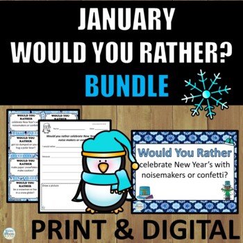 Preview of January Would You Rather Bundle