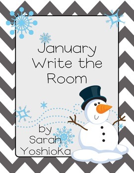 Preview of January Write the Room FREEBIE!