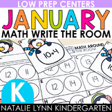 January Write the Room Kindergarten MATH Centers Winter Ma
