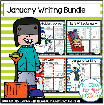 January Writing Bundle by First Grade Hip Hip Hooray | TPT