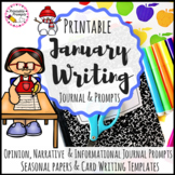 January Writing Prompts  & January Writing Activities