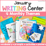 January Writing Center Activities, Prompts, Posters - Wint