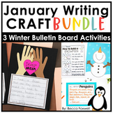 January Writing Craft Bundle | 3 Winter Bulletin Board Activities