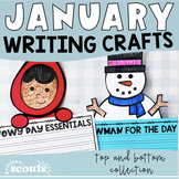 January Writing Crafts | Snowman Snowy Day Writing Crafts