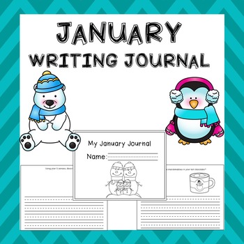 Preview of January Writing Activities / January Writing Journal