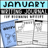January Writing Journal | Beginning Writers | Worksheets |