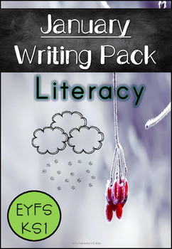 Preview of January Writing Pack for Emergent Readers and Writers