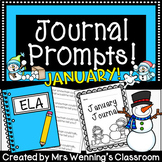 January Writing Prompts! (January Journals!) Differentiate