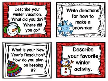 January Writing Prompts by Rebecca Meyer | TPT