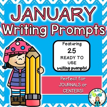 January Writing Prompts by Primarily A to Z | TPT