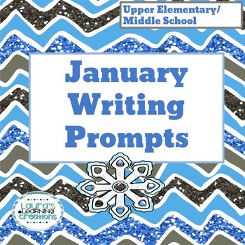 January Writing Prompts by Laura's Learning Creations | TpT
