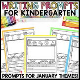 January Writing Prompts | January Writing Mat | Winter Jou