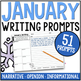 January Writing Prompts - New Year Opinion, Narrative, Inf
