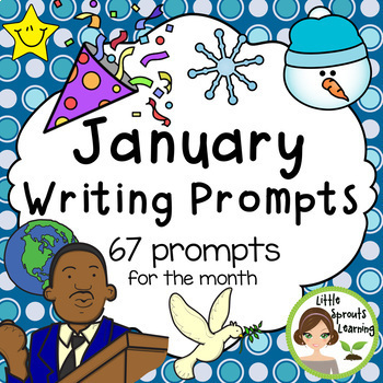 January Writing Prompts - New Year's day, Winter and Martin Luther King Jr.