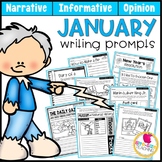 January Writing Prompts | Real-World & Draw & Write Formats | PDF & GOOGLE