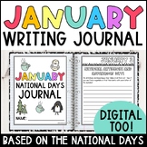 January Writing Prompts and Writing Journal 3rd Grade - 4t
