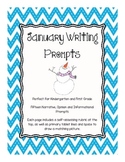 January Writing Prompts for Kindergarten and First Grade